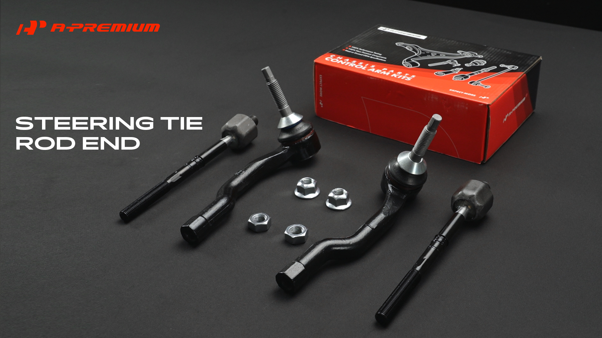 Amazon.com: A-Premium Set of 4, Front Inner & Outer Tie Rod End